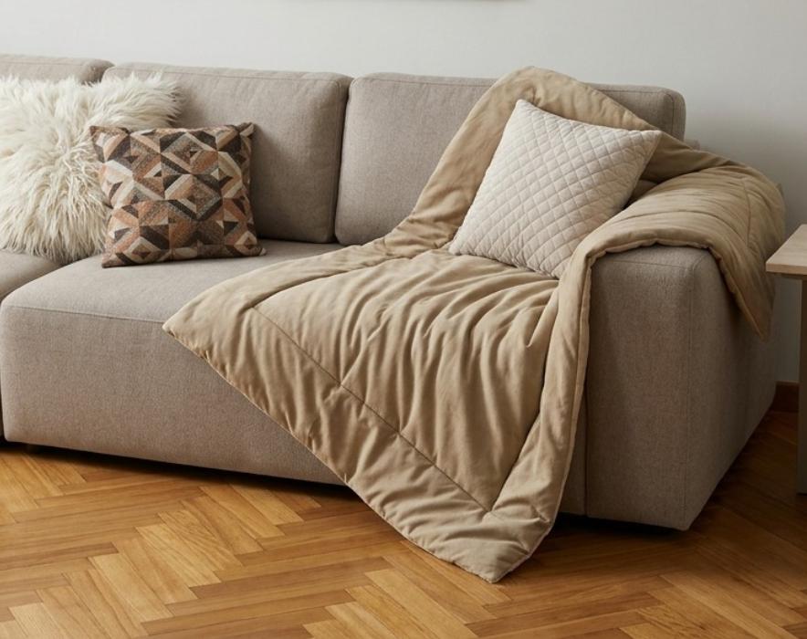 Cobertor Reversible para Sillón